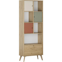Βιβλιοθήκη Terra Χρώμα Florida Oak 67x30x181