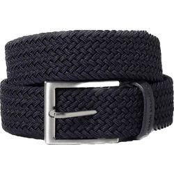 Armani Exchange Ανδρική Ζώνη Πλεκτή Ελαστική Μπλε 9513693R863