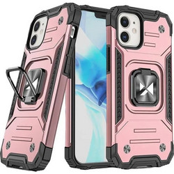 Wozinsky Ring Armor case for iPhone 14 Plus armored cover magnetic holder gold ring - (Wozinsky Ring Armor IPHONE 14 Plus Gold)