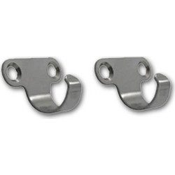 Γατζάκια Ζεύγος Inox 28x19mm
