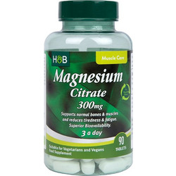 Holland & Barrett Magnesium Citrate 300mg 90 Ταμπλέτες