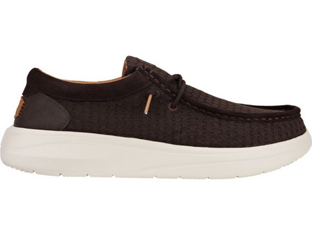 Hey Dude Wally Comfy Woven Ανδρικό Loafer Mole Brown/Multi 43639-2ID