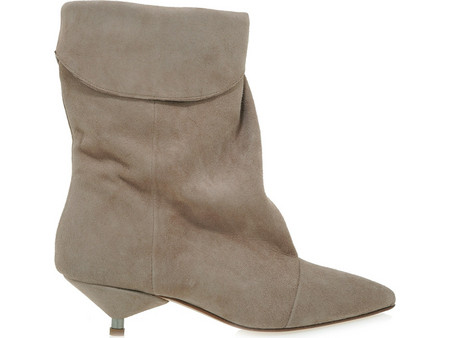 Gisel Moire Γυναικεία Μποτάκια Suede Μπεζ U37930173585