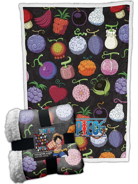 ONE PIECE - Fruits - Premium Sherpa '100X150cm'