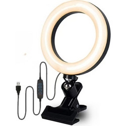 Led Ring Light με κλιπ