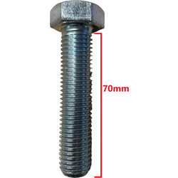 Βίδα 933 DIN γαλαβανιζέ εξάγωνη 16*70mm