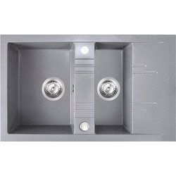 FERRO DRGM3/48/79GA Νεροχύτης Inox Αντιστρεφόμενος 79x48cm
