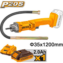 INGCO CCVLI2023011 Δονητής Μπετού Μπαταρίας 20V Li-Ion