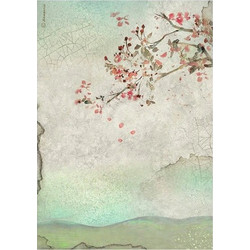STAMPERIA ΡΙΖΟΧΑΡΤΟ DECOUPAGE A4 21X29,7CM HOUSE OF ROSES BRANCH