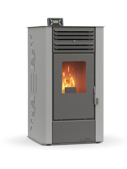 Thermogatz GSP 10 Grey Σόμπα Pellet Αερόθερμη 10kW