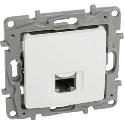 NILOE ΠΡΙΖΑ ΔΙΚΤΥΟΥ ΧΩΝΕΥΤΗ RJ45 UTP CAT6 ΛΕΥΚΟ LEGRAND