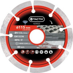 425033 ΔΙΑΜΑΝΤΟΔΙΣΚΟΣ Φ230mm ΔΟΜΙΚΩΝ ΥΛΙΚΩΝ FAST CUT TACTIX