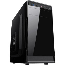 Supercase Vogue VG25M Black Midi Tower Κουτί Υπολογιστή
