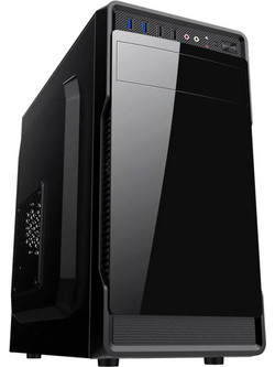 Supercase Vogue VG25M Black Midi Tower Κουτί Υπολογιστή