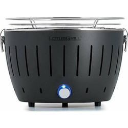 LotusGrill G280 Grey Ανοξείδωτη Ψησταριά Κάρβουνου Στρογγυλή Επιφάνειας 26cm
