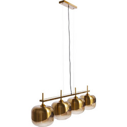 Kare Design Goblet Quattro Κρεμαστό Φωτιστικό Οροφής Πολύφωτο E27 Χρυσό