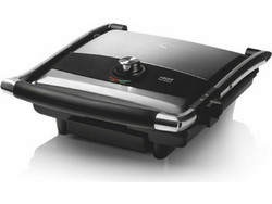 Haeger New Bistro GR-200.014A Τοστιέρα Γκριλιέρα με Αποσπώμενες Πλάκες για 2 Τοστ 2000W