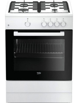 Beko FSG62000DWL Κουζίνα Αερίου 64lt με Εστίες Αερίου 60cm
