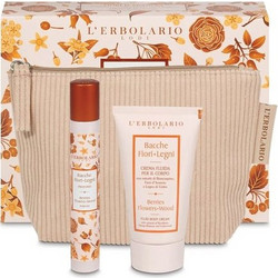 L'Erbolario Bacche Fiori Legni D'Arancio Perfume 15ml + Body Lotion 75ml + Toiletry Bag