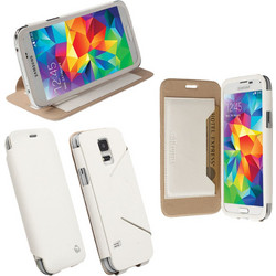 Krusell Flip Cover Malmo White (Galaxy S5 Mini)
