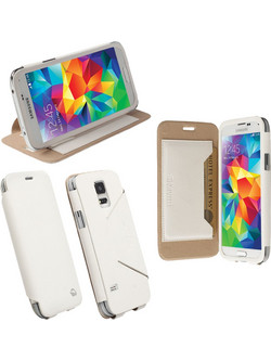 Krusell Flip Cover Malmo White (Galaxy S5 Mini)