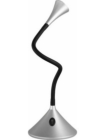 Trio Lighting Viper Φωτιστικό Γραφείου LED με Εύκαμπτο Βραχίονα σε Ασημί Χρώμα R52391187