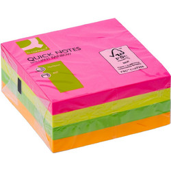 Αυτοκόλλητα Χαρτάκια Neon 76x76mm 400φύλλα