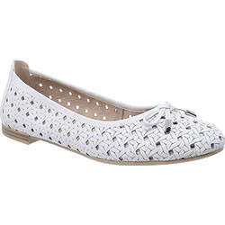 Caprice Γυναικείες Μπαλαρίνες 9-22109-42 102 WHITE NAPPA