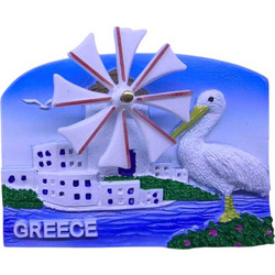 Τουριστικό μαγνητάκι Souvenir - Σετ 12pcs - Greece - 678488