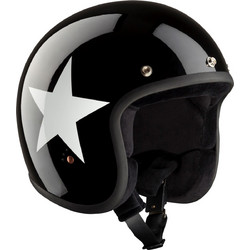 Bandit Star Black / White Κράνος Μηχανής Jet 950gr