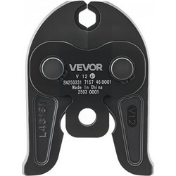 Σαγόνι πίεσης VEVOR V12, σιαγόνα πίεσης 12 mm για σωλήνες από ανοξείδωτο χάλυβα τύπου V, σιαγόνες πτύχωσης από ανθρακούχο χάλυβα υψηλής αντοχής συμβατές με τυπικά εργαλεία πρέσας