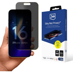 Privacy film matte 3mk Silky Matt Privacy for iPhone 16 Pro Max
