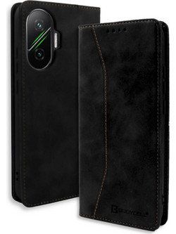Bodycell Book Case Θήκη Πορτοφόλι Black (Xiaomi Poco F7)