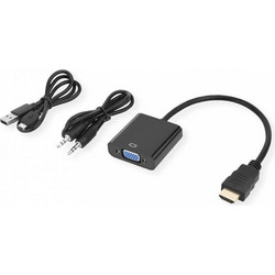Μετατροπέας HDMI σε VGA Θηλυκό με 3.5mm Jack - Standard (S3210-10) S3210-10
