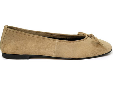 Bigshoes GA1134-13 Δερμάτινη Μπαλαρίνα Μπεζ
