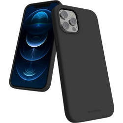 Mercury Liquid Back Cover Black (iPhone 13)