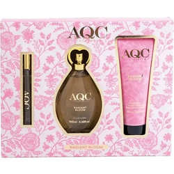 AQC Fragrances Radiant Bloom Eau de Toilette 100ml + 10ml + Body Lotion 150ml