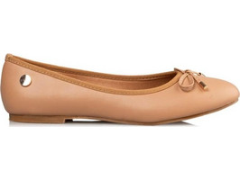 Envie BALLERINAS γυναικεία φλατ μπαλαρίνα σε μπεζ χρώμα
