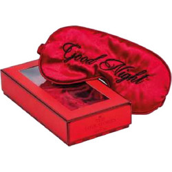 Γυναικείο Σετ String & Μάσκα Ύπνου Admas Gift Box - Κόκκινο
