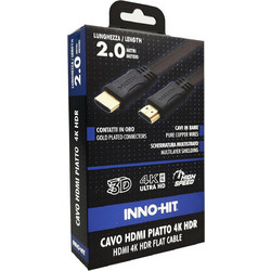 Innohit Καλώδιο HDMI Male to HDMI Male 2m Black Cable