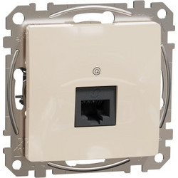 Schneider Sedna Design RJ45 πρίζα CAT6 UTP Μπεζ - SDD112461