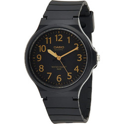 Casio Standard Ανδρικό Ρολόι με Μαύρο Καουτσούκ Λουράκι MW-240-1B2VDF