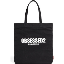 CANVAS SHOPPER BAG MEN DSQUARED2