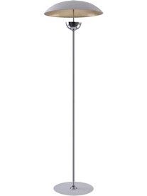 Επιδαπέδιο φωτιστικό SYDNEY F01079WH AU σε λευκό LED Άσπρο Χρυσό Χρώμιο