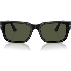 Persol PO3315/S 95/31 Γυαλιά Ηλίου Τετράγωνα Κοκάλινα Μαύρα με Μαύρο Polarized Φακό