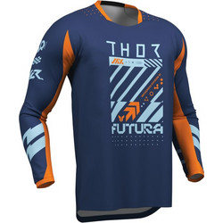 Μπλούζα Παιδική THOR Youth Launchmode Futura Jersey Μπλέ-Πορτοκαλί