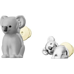 METALMORPHOSE MTMP115BX ΚΑΡΦΙΤΣΑ FASHION PIN SET OF 2 PINS- MAMA KOALA & BABY KOALA