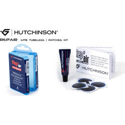 ΚΙΤ ΕΠΙΣΚΕΥΗΣ ΜΠΑΛΩΜΑΤΑ ΕΛΑΣΤΙΚΟΥ TUBELESS HUTCHINSON REPAIR MTB - 4 τεμ. 25mm και κόλλα