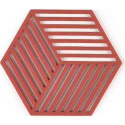 Σουπλά Hexagon 36549 Για Ζεστά Σκεύη 16x14cm Burned Red Zone Denmark Σιλικόνη