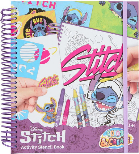 Disney Stitch Drawing and activity book 10 Τεμ